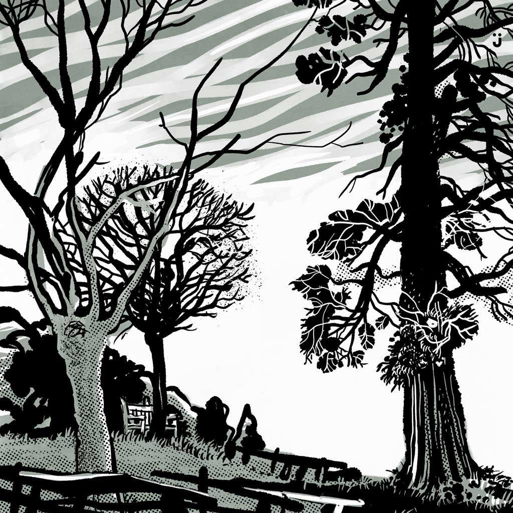 Bomen in de dierentuin Artis